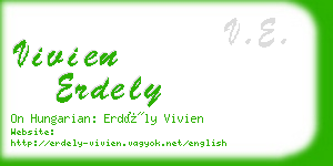 vivien erdely business card